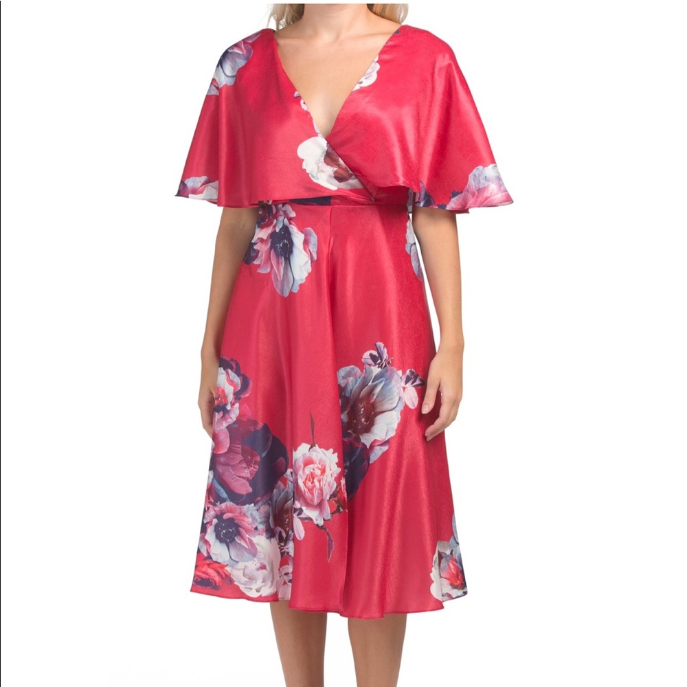 ALLEN SCHWARTZ Lilia Capelet Dress - Picture 1 of 6